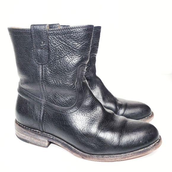 Frye Shoes - Frye Jayden Roper Leather Combat Boots 7.5